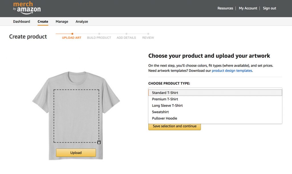 How to upload your design to Merch by Amazon?