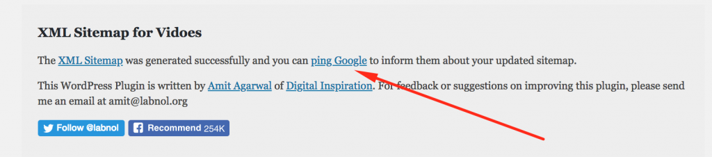 Ping google about your blog post